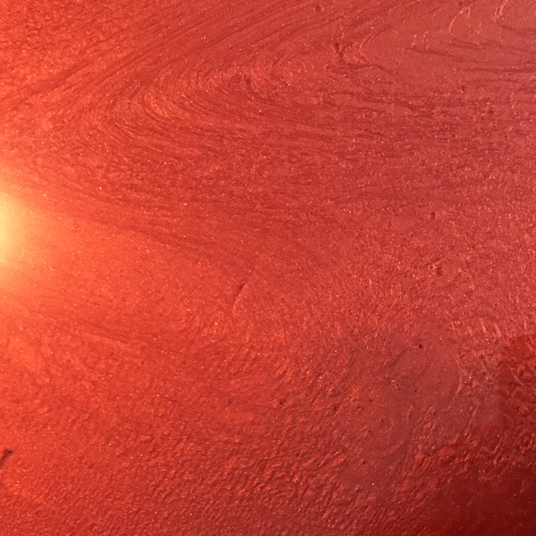 red residential epoxy floor color