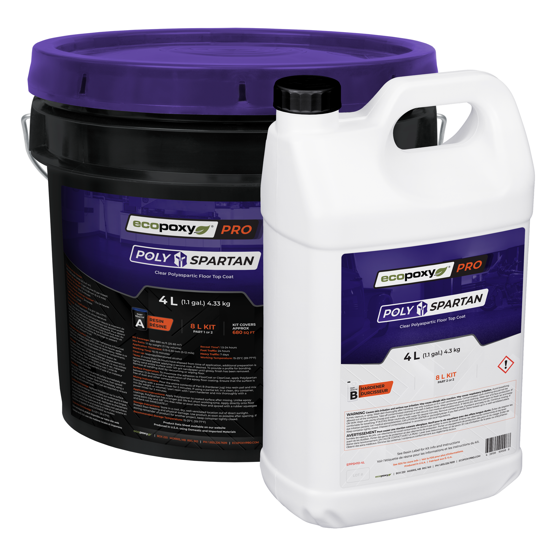 PolySpartan | Polyaspartic Floor Coating by EcoPoxy PRO